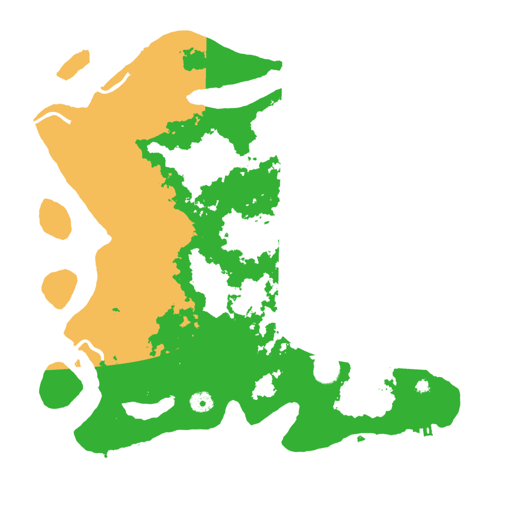 Biome Rust Map: Procedural Map, Size: 3500, Seed: 2078358165