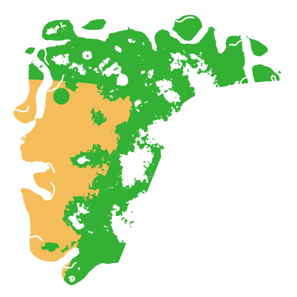 Biome Rust Map: Procedural Map, Size: 4800, Seed: 2586351