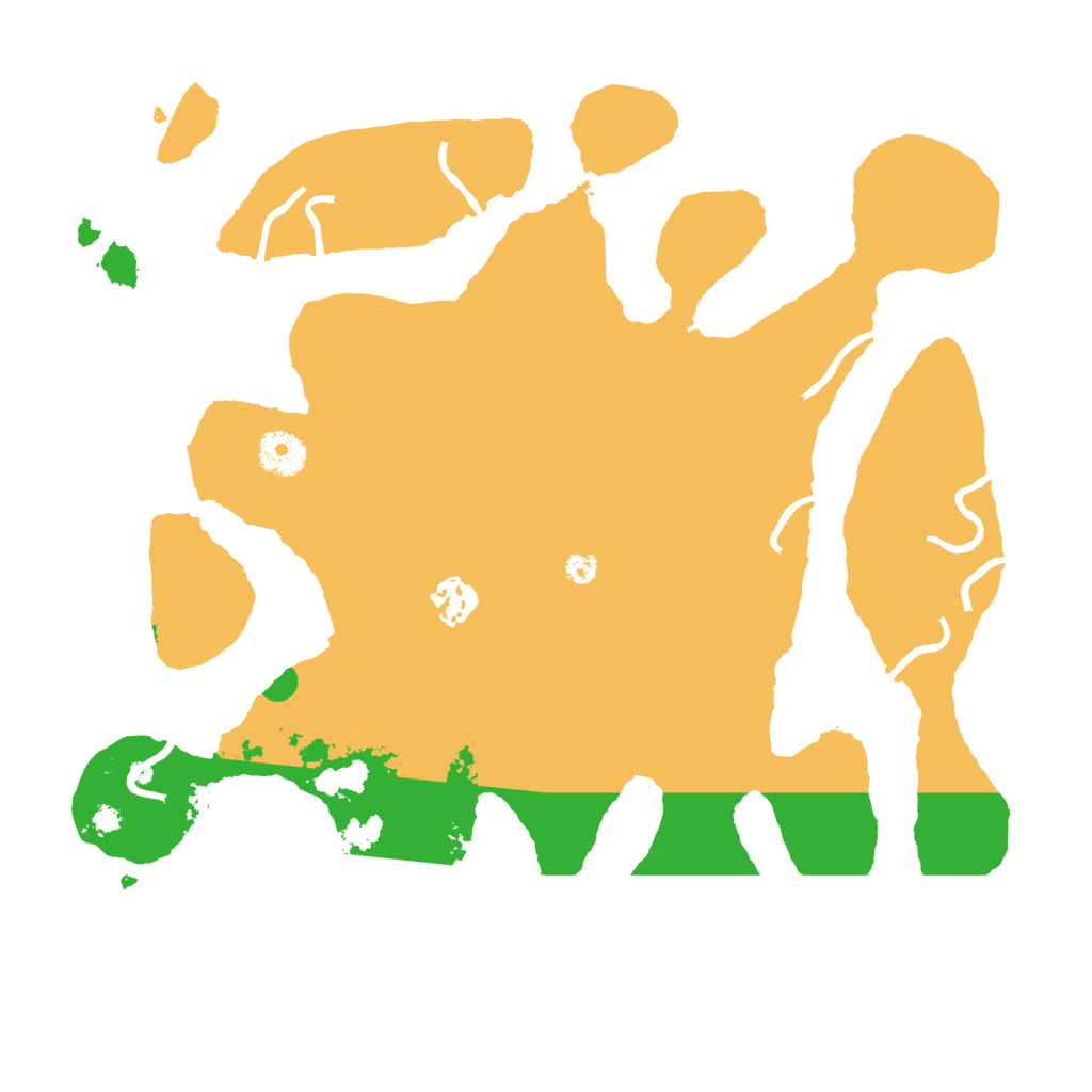 Biome Rust Map: Procedural Map, Size: 3550, Seed: 587484