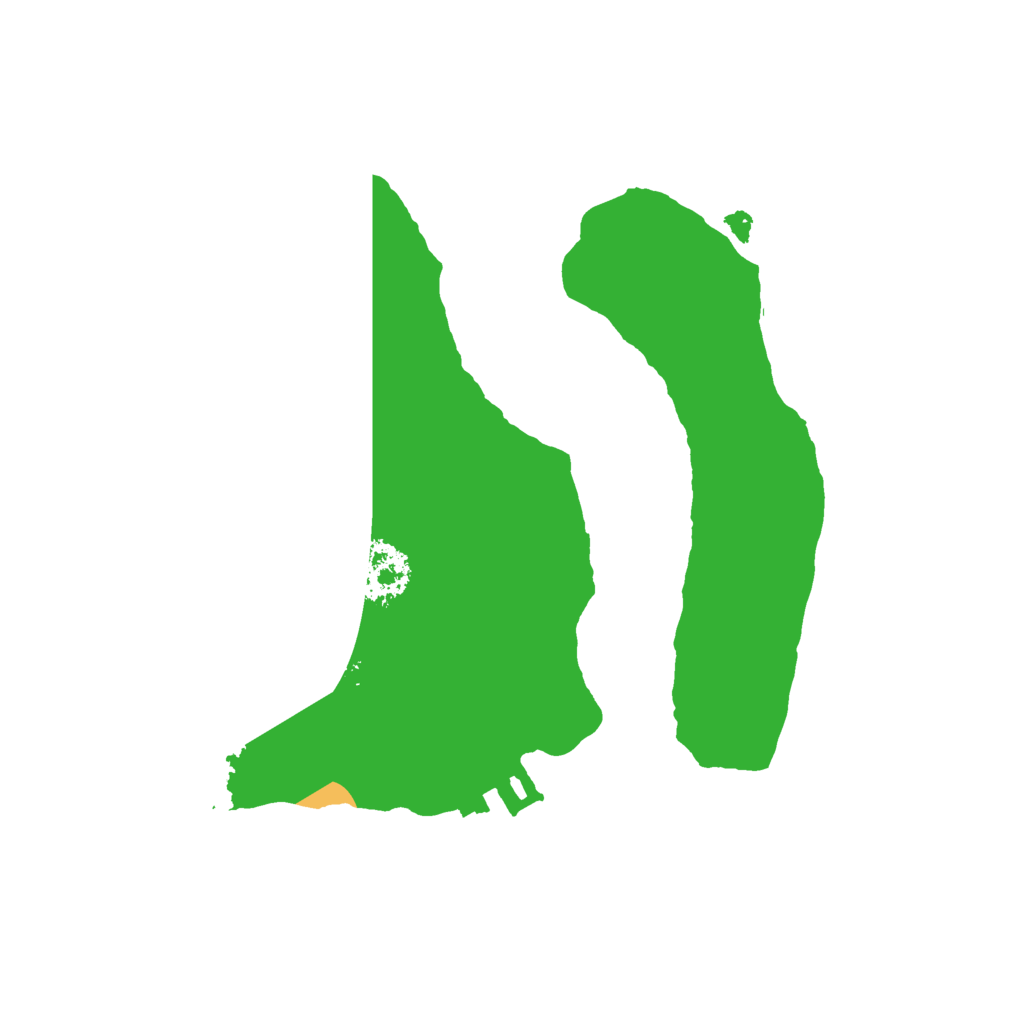 Biome Rust Map: Procedural Map, Size: 1700, Seed: 420420