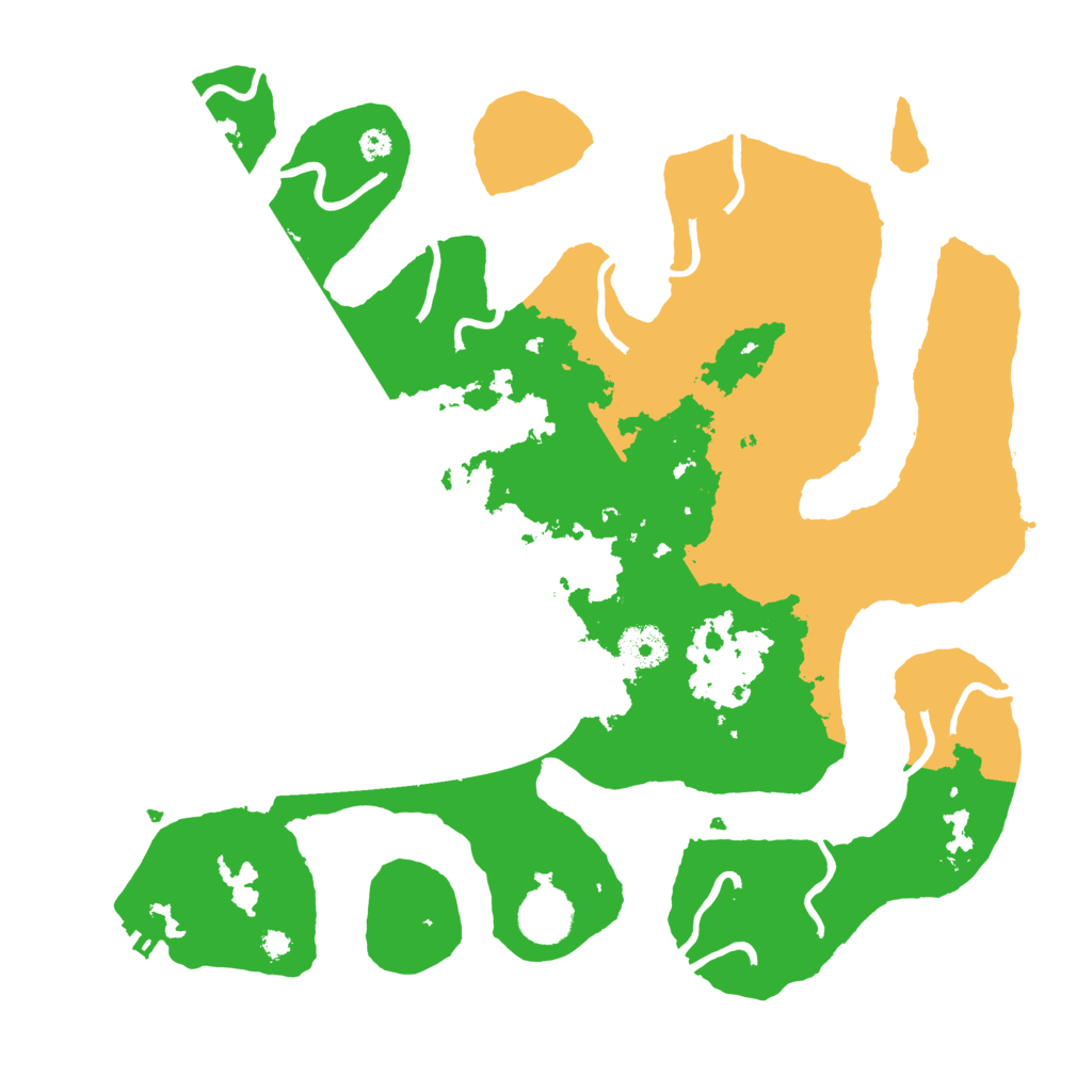 Biome Rust Map: Procedural Map, Size: 3550, Seed: 987429