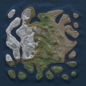 Thumbnail Rust Map: Procedural Map, Size: 4000, Seed: 2022, 18 Monuments