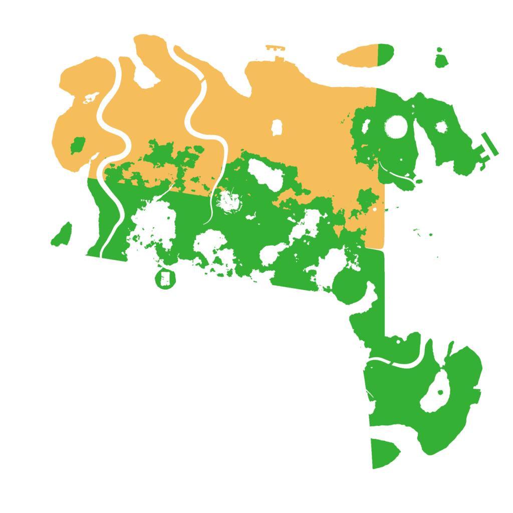 Biome Rust Map: Procedural Map, Size: 4000, Seed: 301