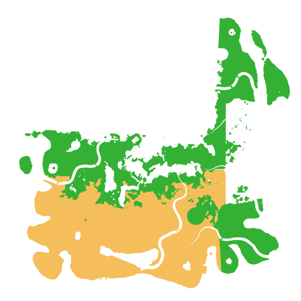 Biome Rust Map: Procedural Map, Size: 4500, Seed: 18