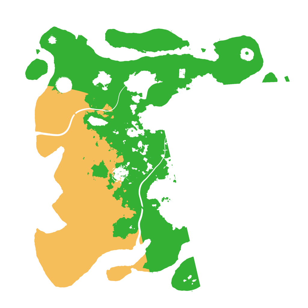 Biome Rust Map: Procedural Map, Size: 3500, Seed: 2022992691