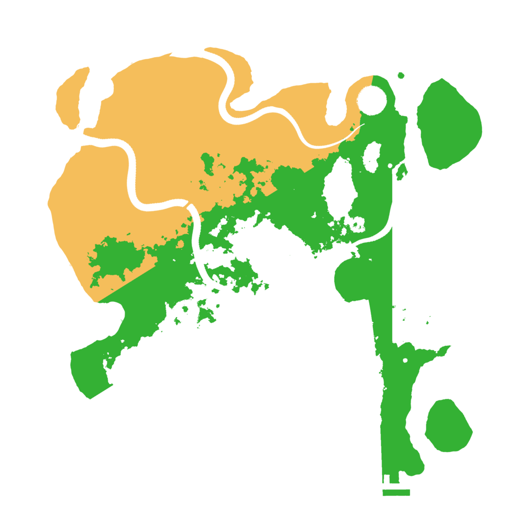 Biome Rust Map: Procedural Map, Size: 3250, Seed: 658311821