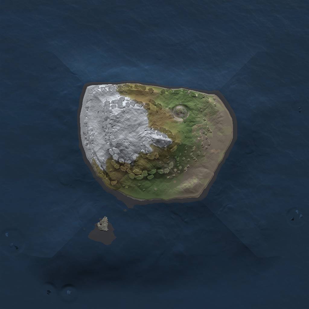 Rust Map: Procedural Map, Size: 1200, Seed: 12, 3 Monuments