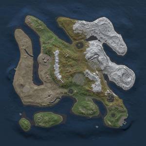 Thumbnail Rust Map: Procedural Map, Size: 3000, Seed: 867530, 13 Monuments