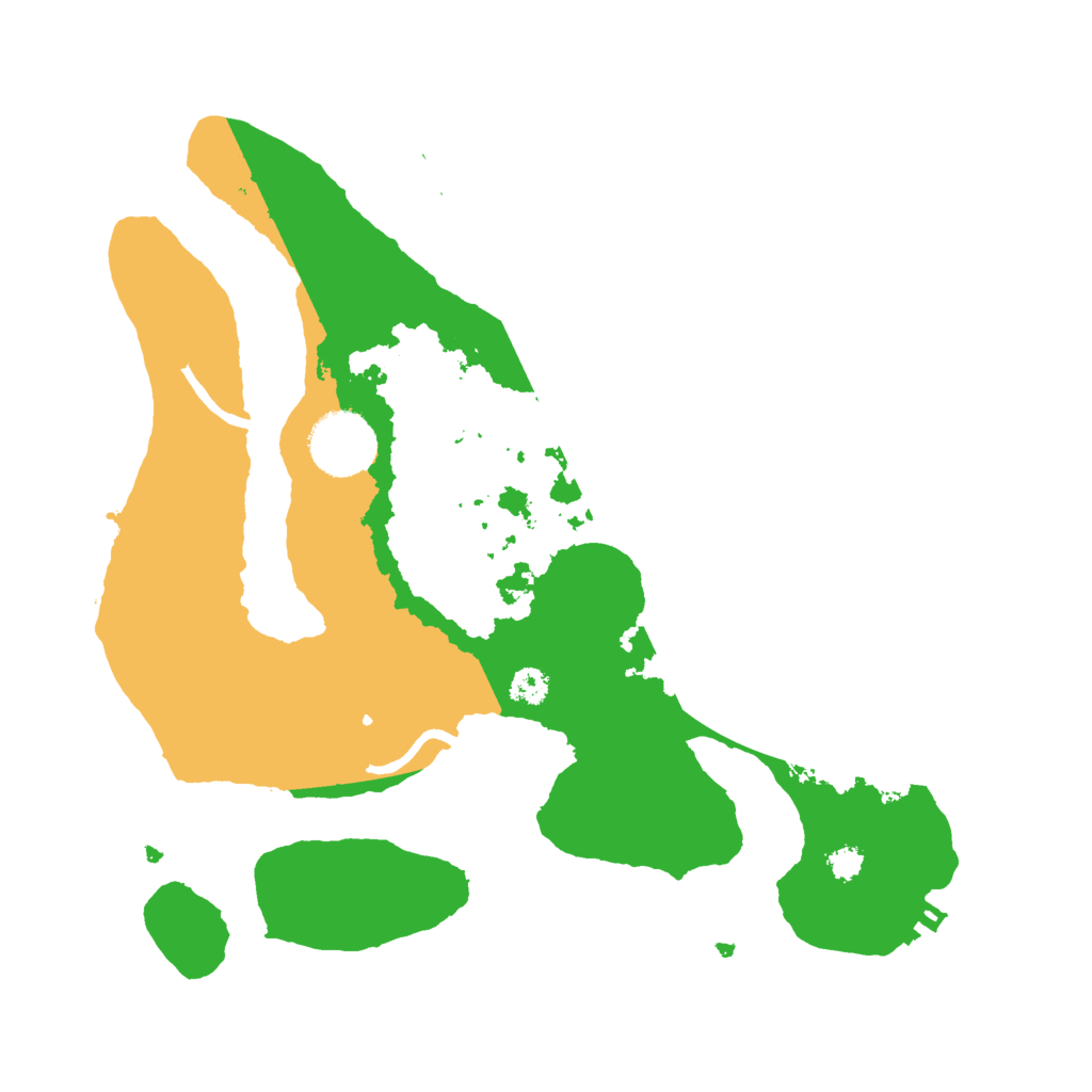 Biome Rust Map: Procedural Map, Size: 3000, Seed: 867530