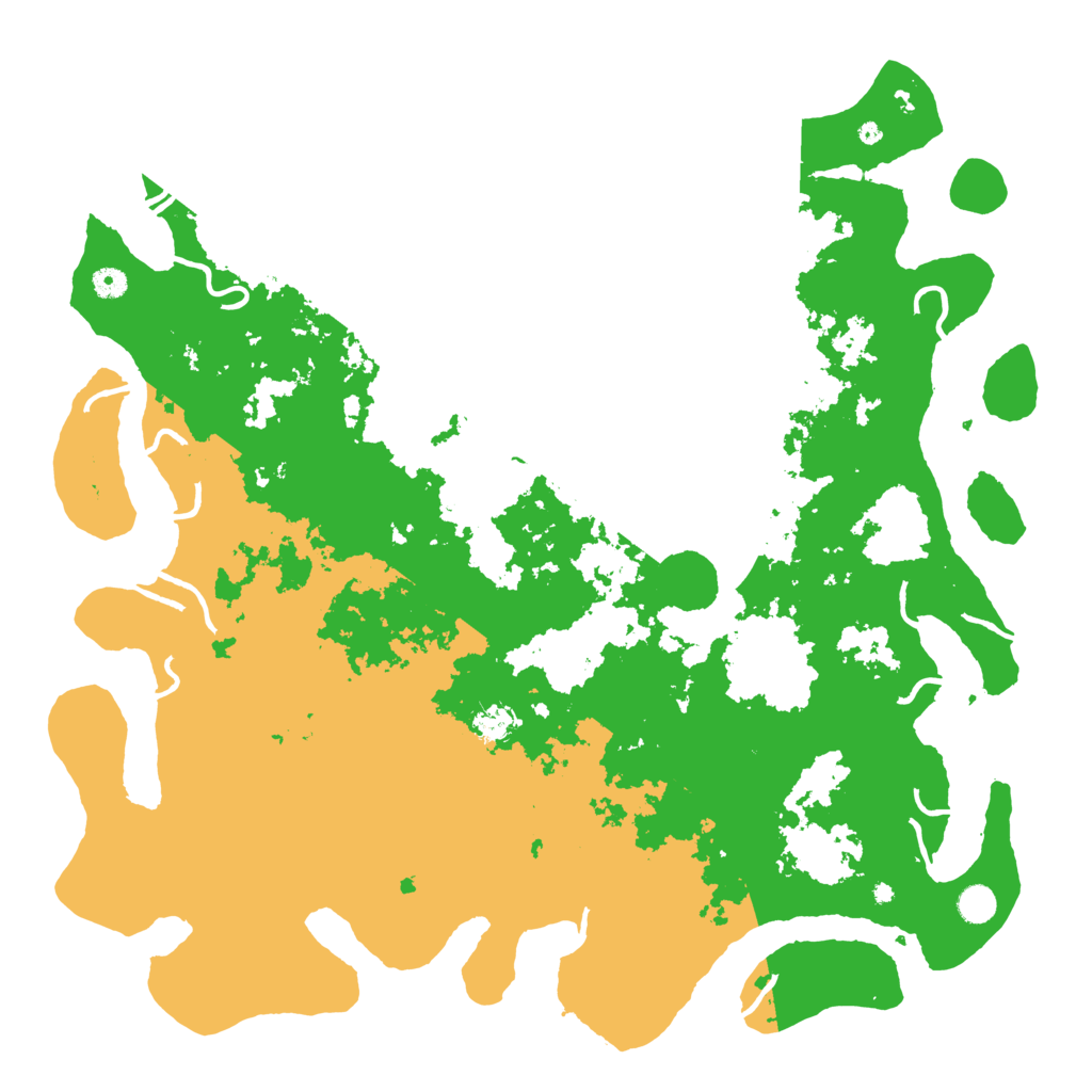 Biome Rust Map: Procedural Map, Size: 5000, Seed: 952965844