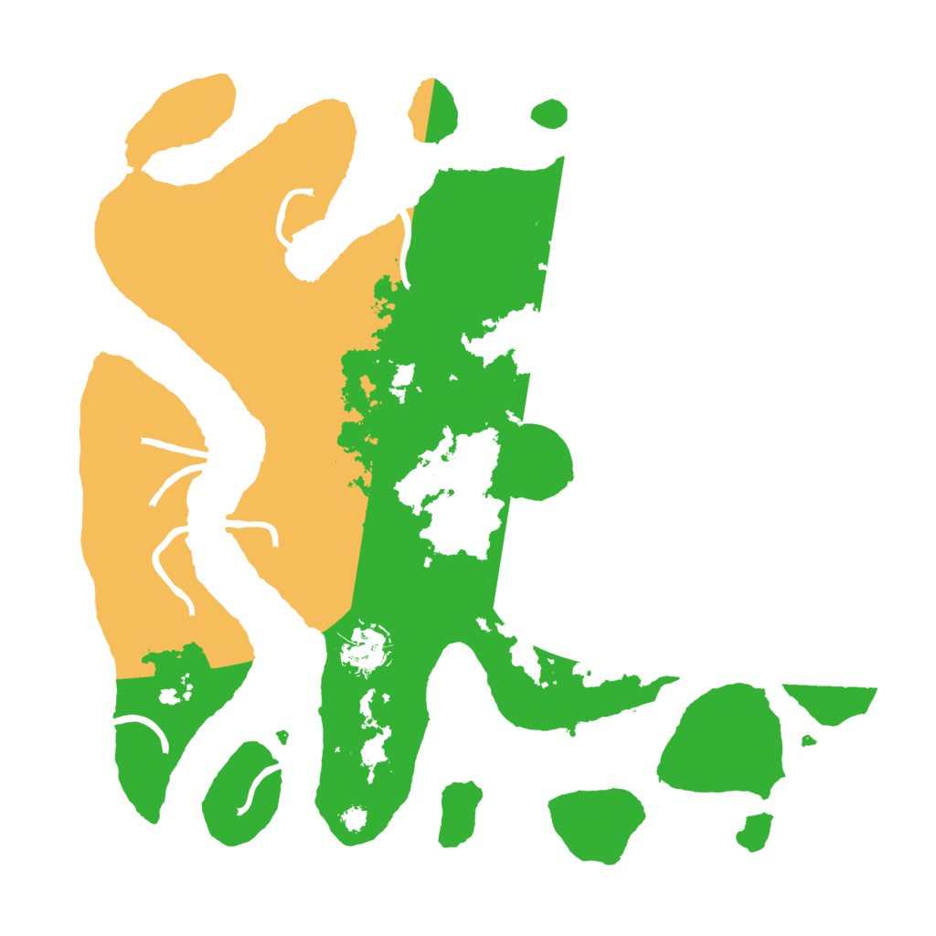 Biome Rust Map: Procedural Map, Size: 3400, Seed: 30101