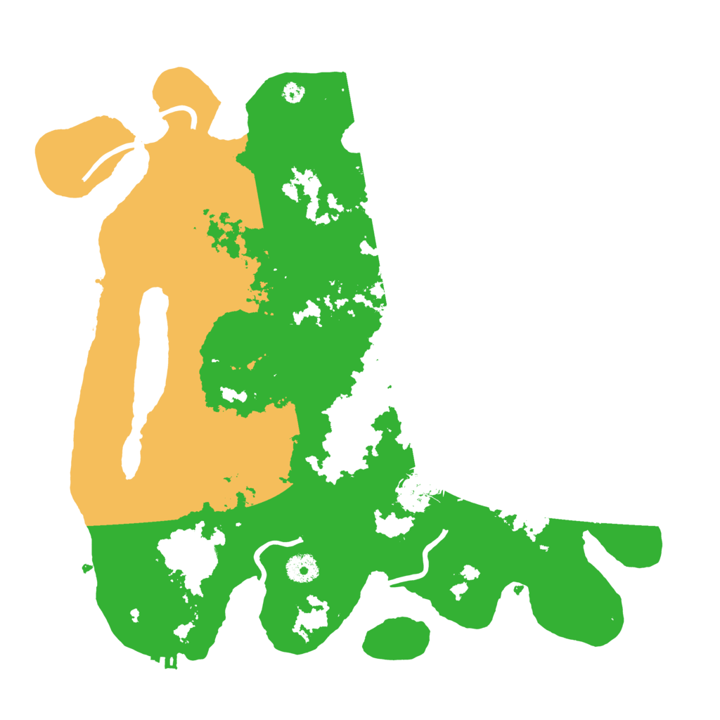 Biome Rust Map: Procedural Map, Size: 3550, Seed: 851133