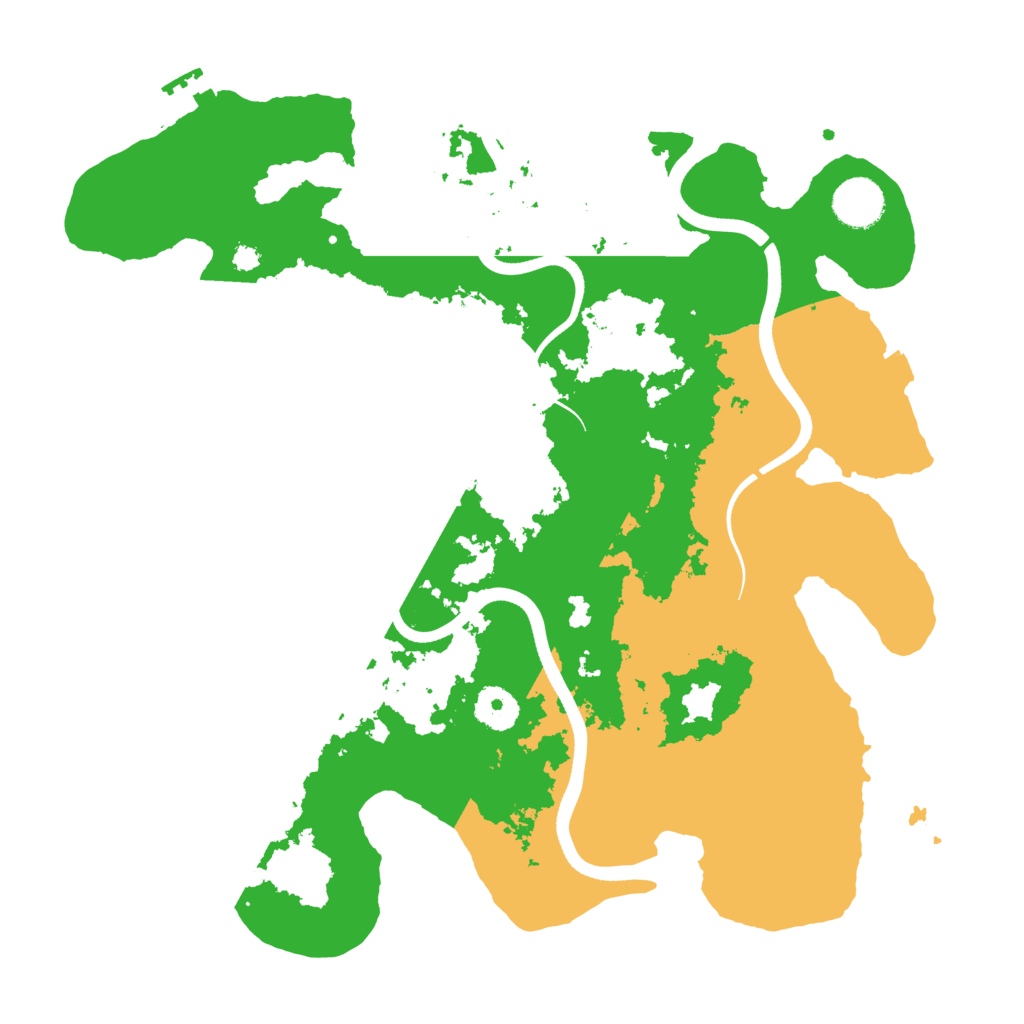 Biome Rust Map: Procedural Map, Size: 3550, Seed: 397743