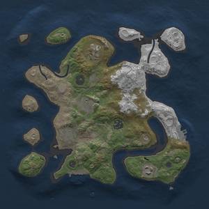 Thumbnail Rust Map: Procedural Map, Size: 3100, Seed: 123, 14 Monuments