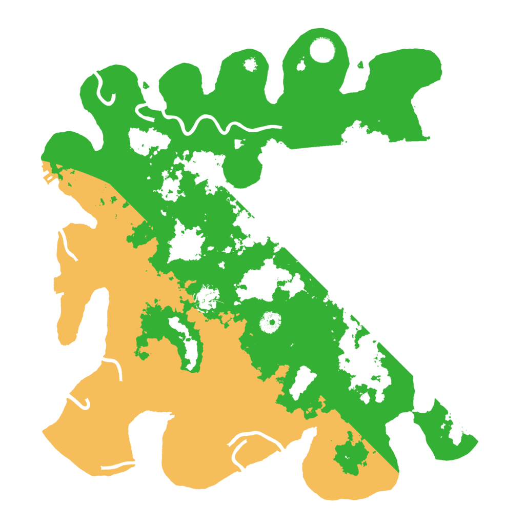 Biome Rust Map: Procedural Map, Size: 3700, Seed: 367098310