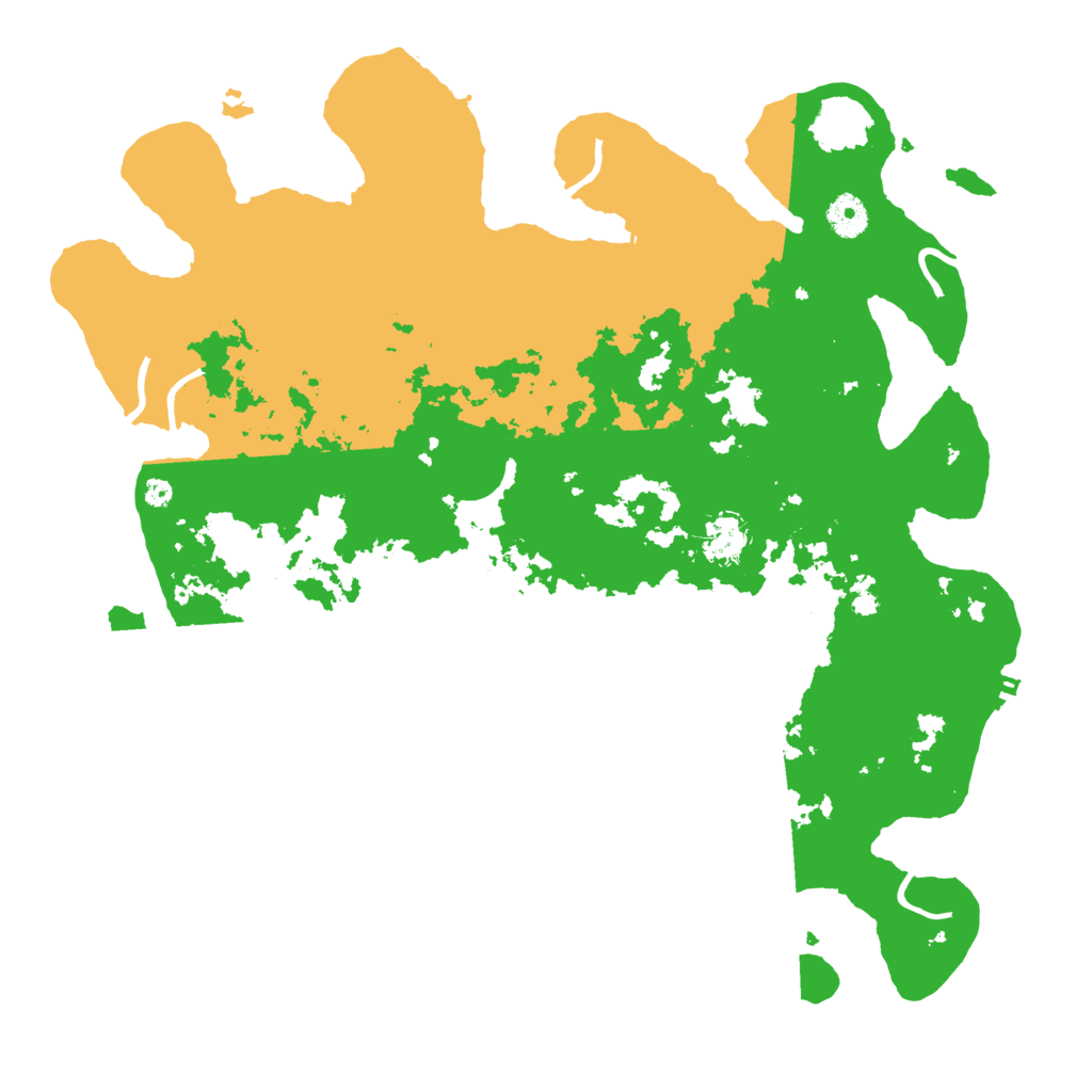 Biome Rust Map: Procedural Map, Size: 4000, Seed: 991658