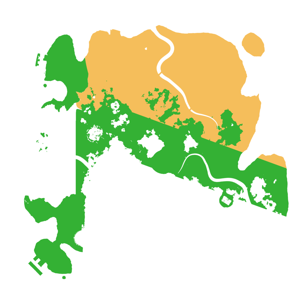 Biome Rust Map: Procedural Map, Size: 3550, Seed: 818989