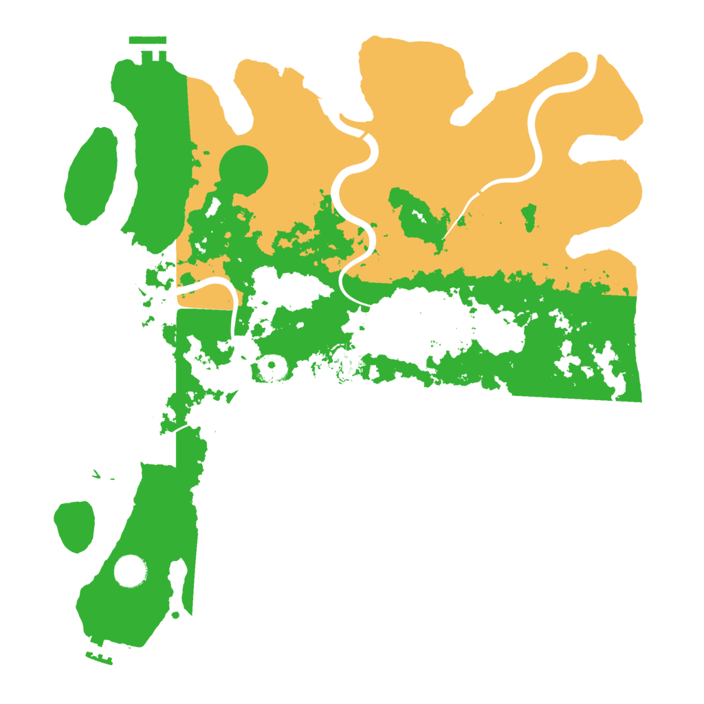 Biome Rust Map: Procedural Map, Size: 3800, Seed: 3061962