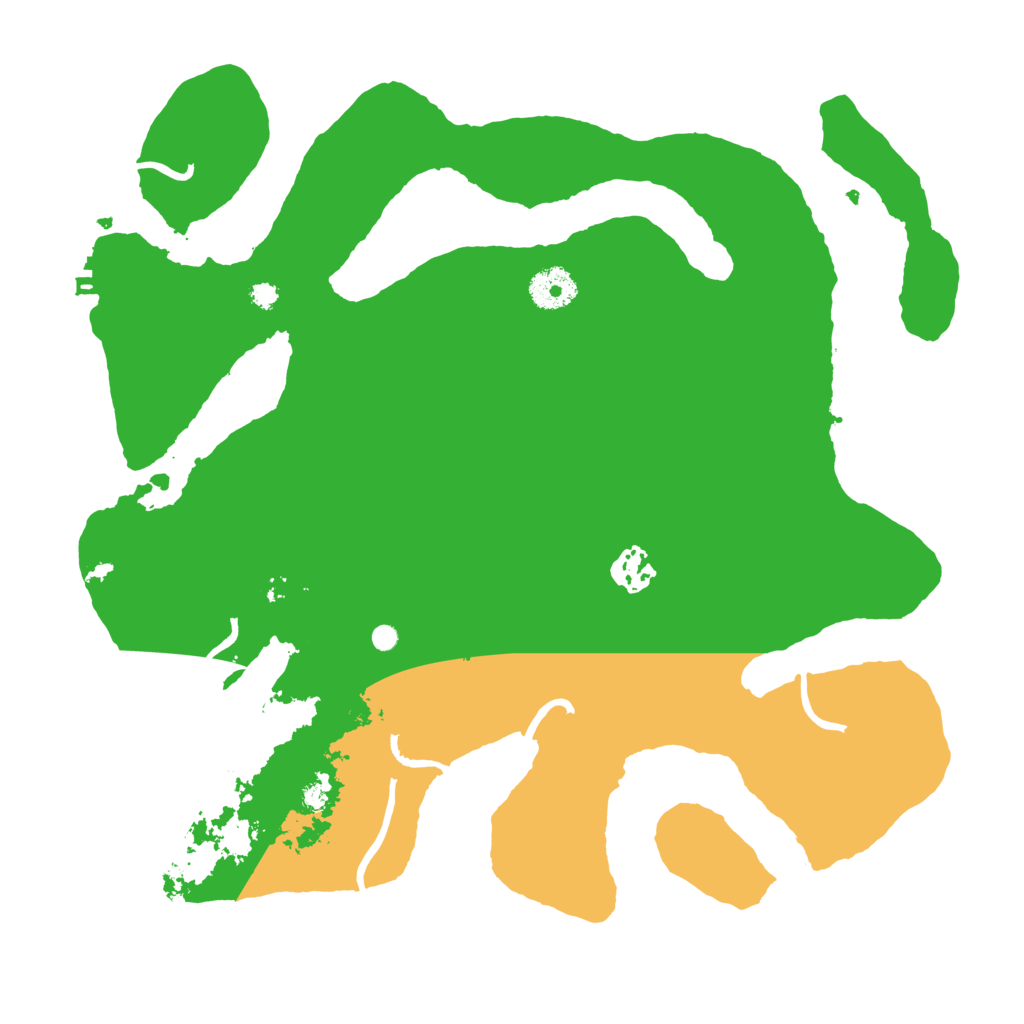 Biome Rust Map: Procedural Map, Size: 3500, Seed: 248715049