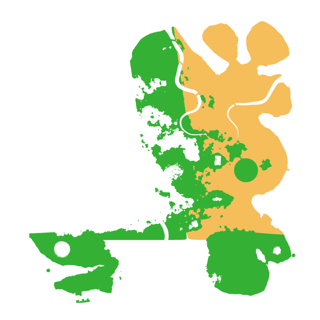 Biome Rust Map: Procedural Map, Size: 3550, Seed: 720461
