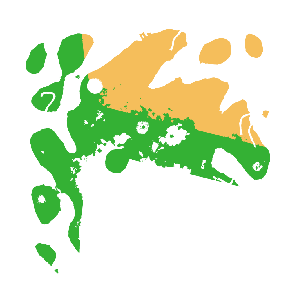 Biome Rust Map: Procedural Map, Size: 3500, Seed: 20101