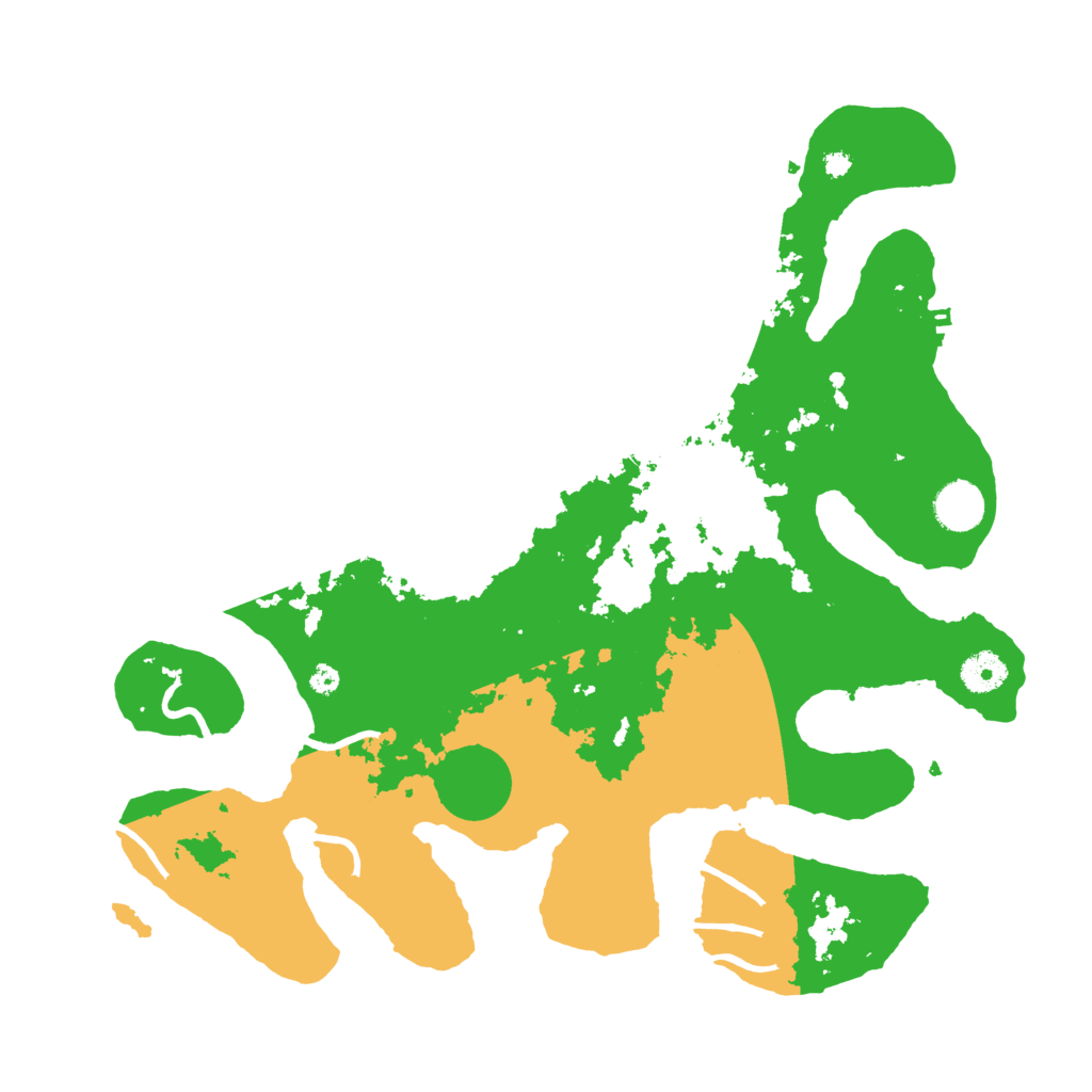 Biome Rust Map: Procedural Map, Size: 3850, Seed: 887809137