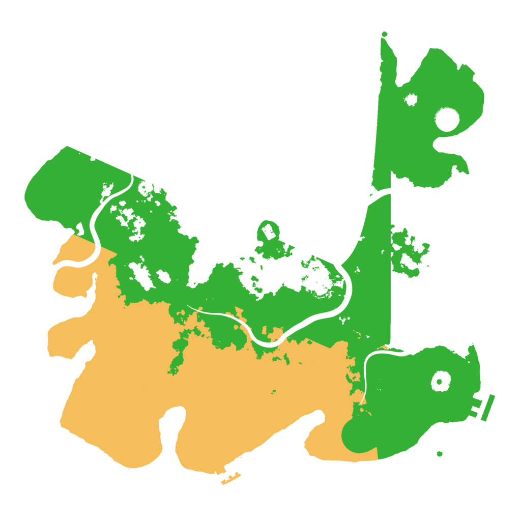 Biome Rust Map: Procedural Map, Size: 3850, Seed: 1652381863