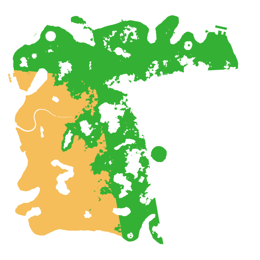 Biome Rust Map: Procedural Map, Size: 4500, Seed: 54415275