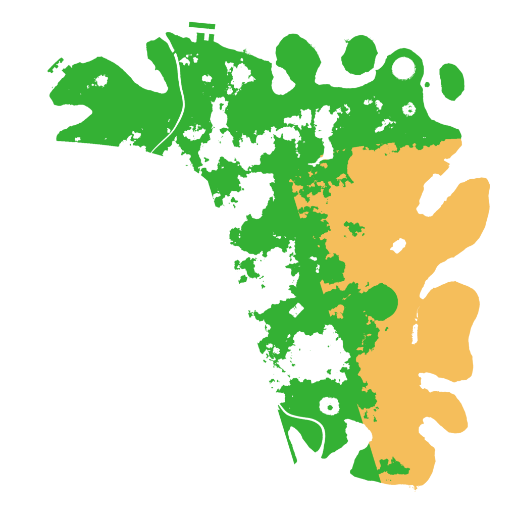 Biome Rust Map: Procedural Map, Size: 4000, Seed: 582888