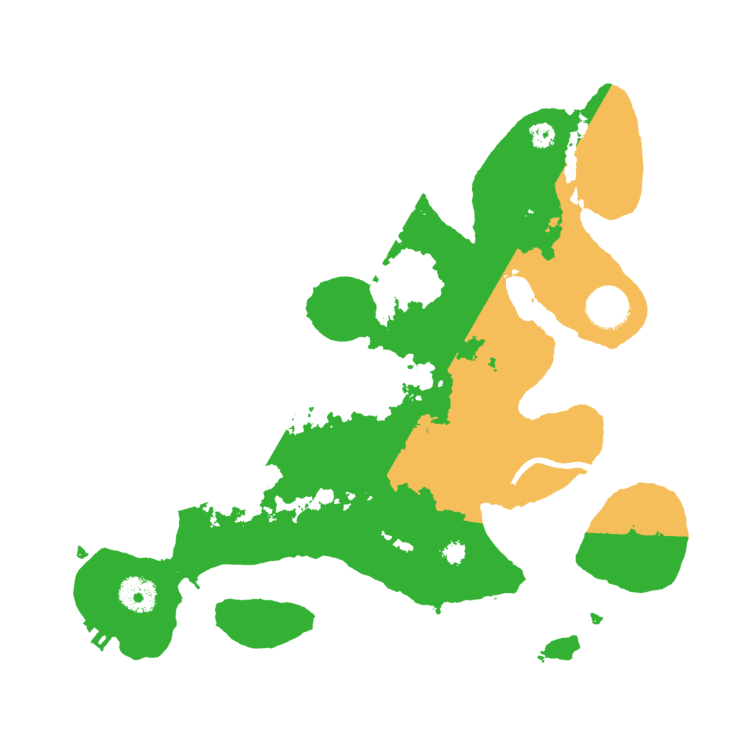 Biome Rust Map: Procedural Map, Size: 3000, Seed: 240512804