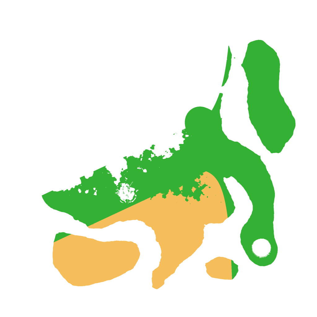 Biome Rust Map: Barren, Size: 3000, Seed: 100301117