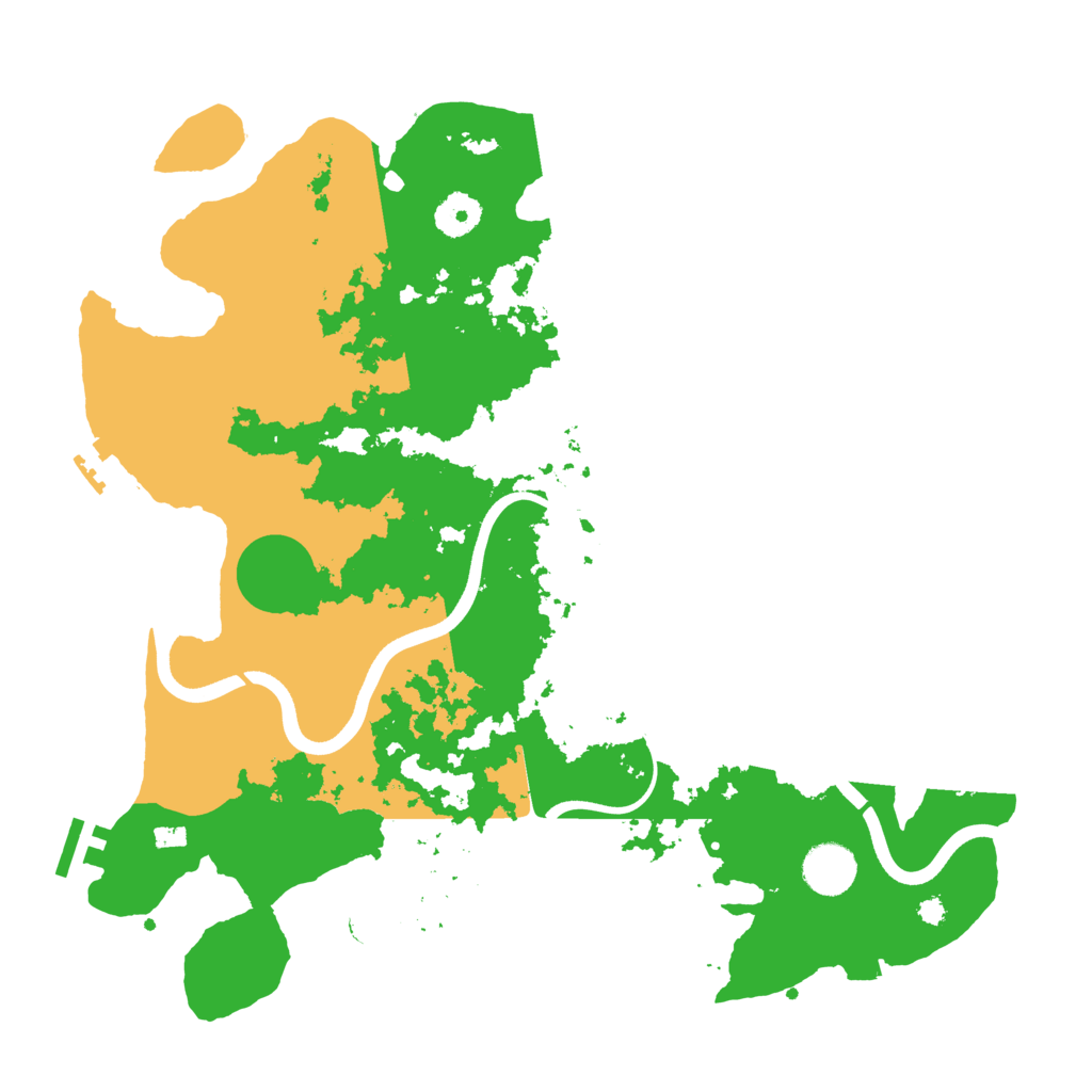 Biome Rust Map: Procedural Map, Size: 3700, Seed: 636518860