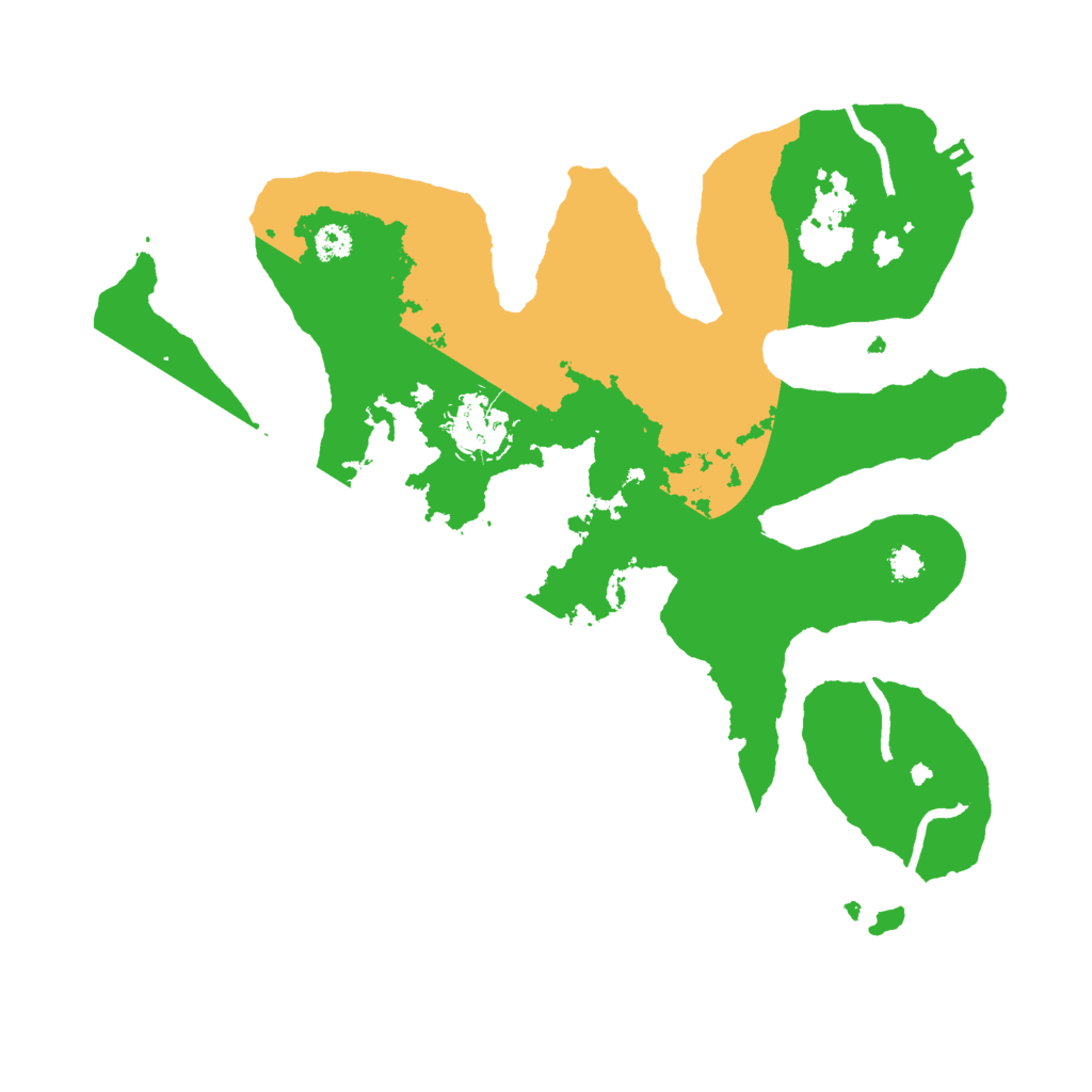 Biome Rust Map: Procedural Map, Size: 3000, Seed: 667897