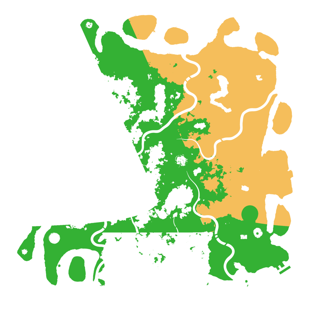 Biome Rust Map: Procedural Map, Size: 5000, Seed: 37231616