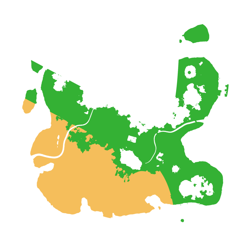 Biome Rust Map: Procedural Map, Size: 3000, Seed: 373370