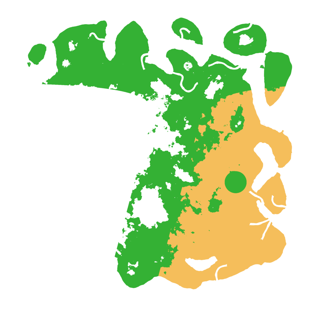 Biome Rust Map: Procedural Map, Size: 3800, Seed: 127366243