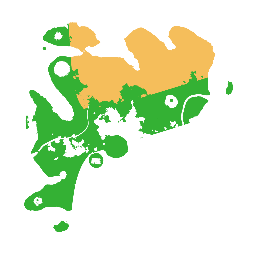 Biome Rust Map: Procedural Map, Size: 3000, Seed: 387625