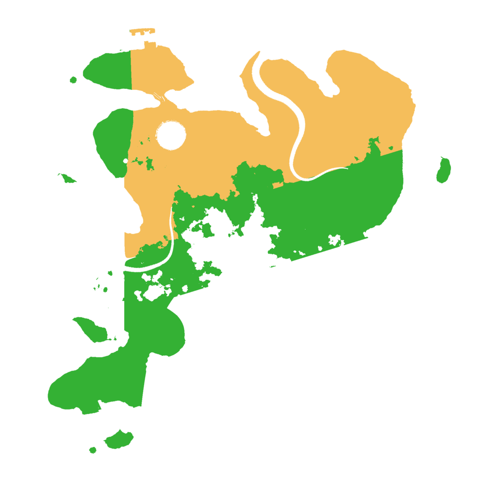 Biome Rust Map: Procedural Map, Size: 3000, Seed: 387625