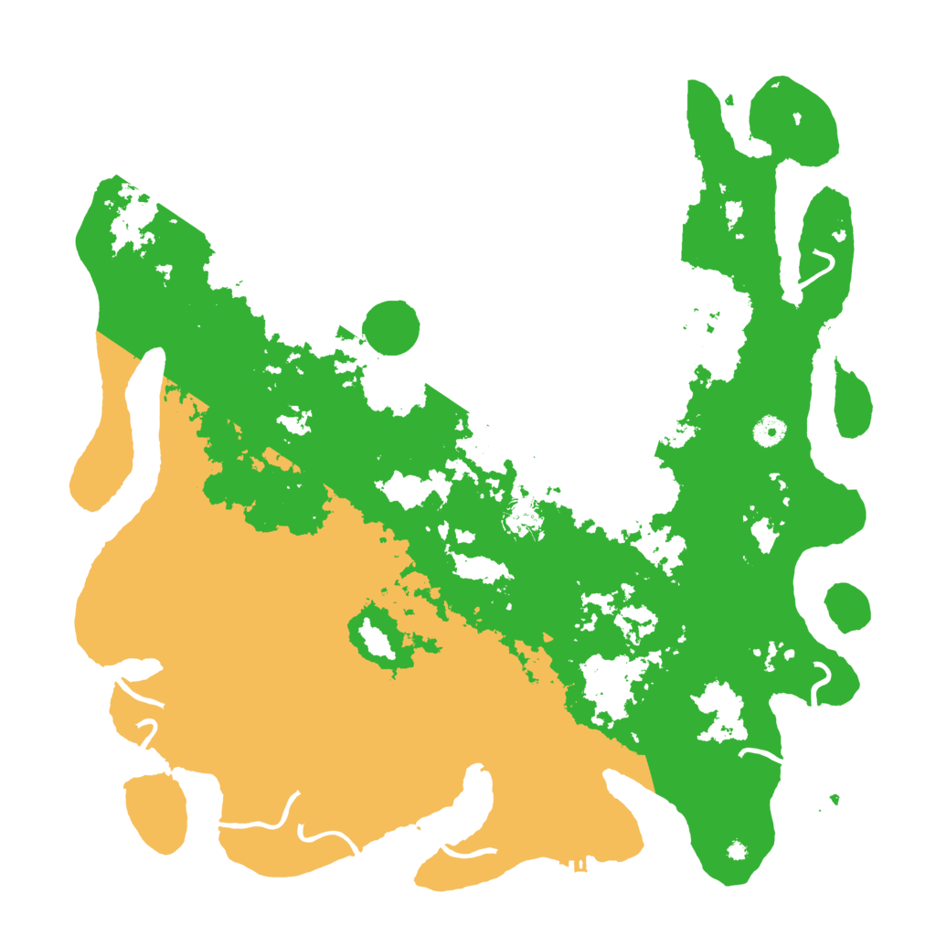 Biome Rust Map: Procedural Map, Size: 4500, Seed: 2039333551