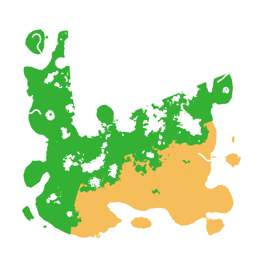 Biome Rust Map: Procedural Map, Size: 4000, Seed: 5