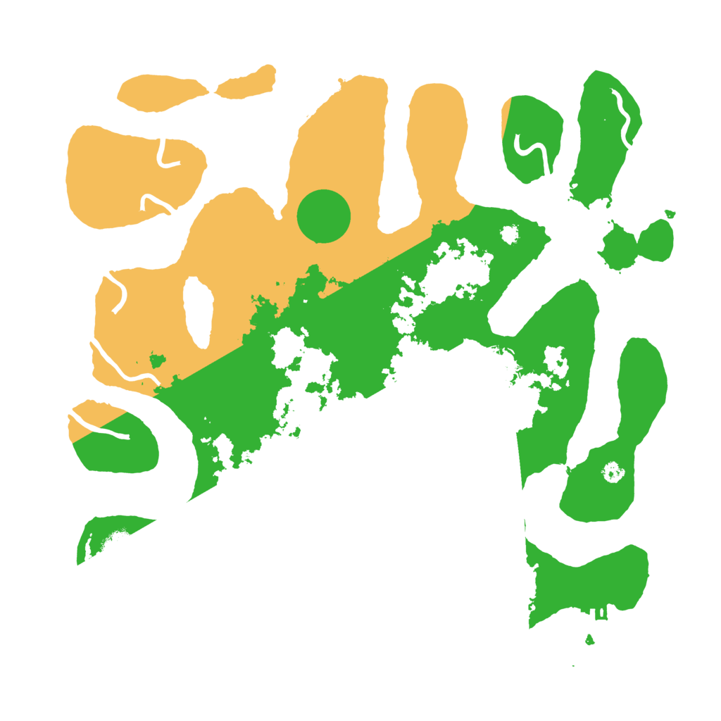 Biome Rust Map: Procedural Map, Size: 3550, Seed: 280566