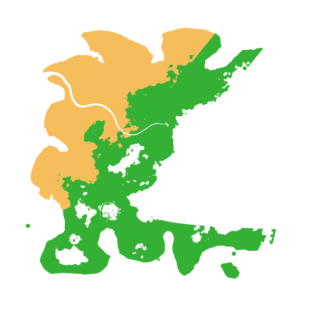 Biome Rust Map: Procedural Map, Size: 3000, Seed: 1376107769