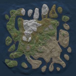 Thumbnail Rust Map: Procedural Map, Size: 4250, Seed: 793197, 17 Monuments