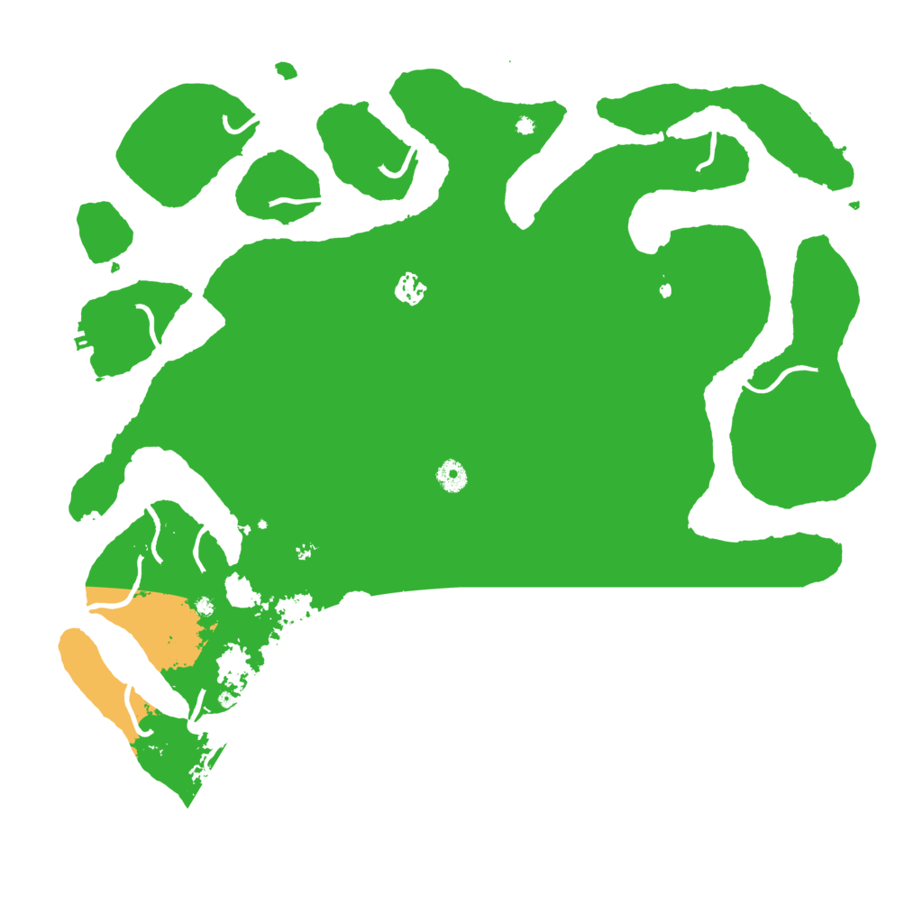 Biome Rust Map: Procedural Map, Size: 4500, Seed: 45390