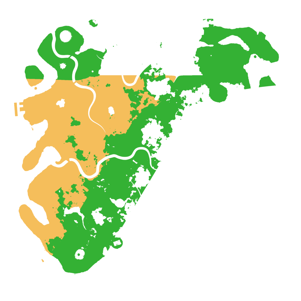 Biome Rust Map: Procedural Map, Size: 4500, Seed: 45390