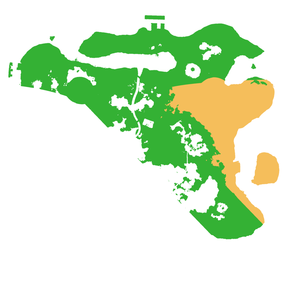 Biome Rust Map: Procedural Map, Size: 3000, Seed: 635748