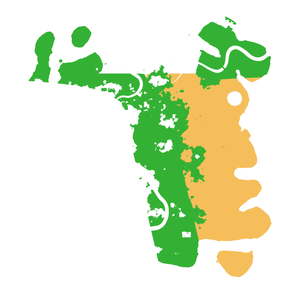 Biome Rust Map: Procedural Map, Size: 3550, Seed: 355746
