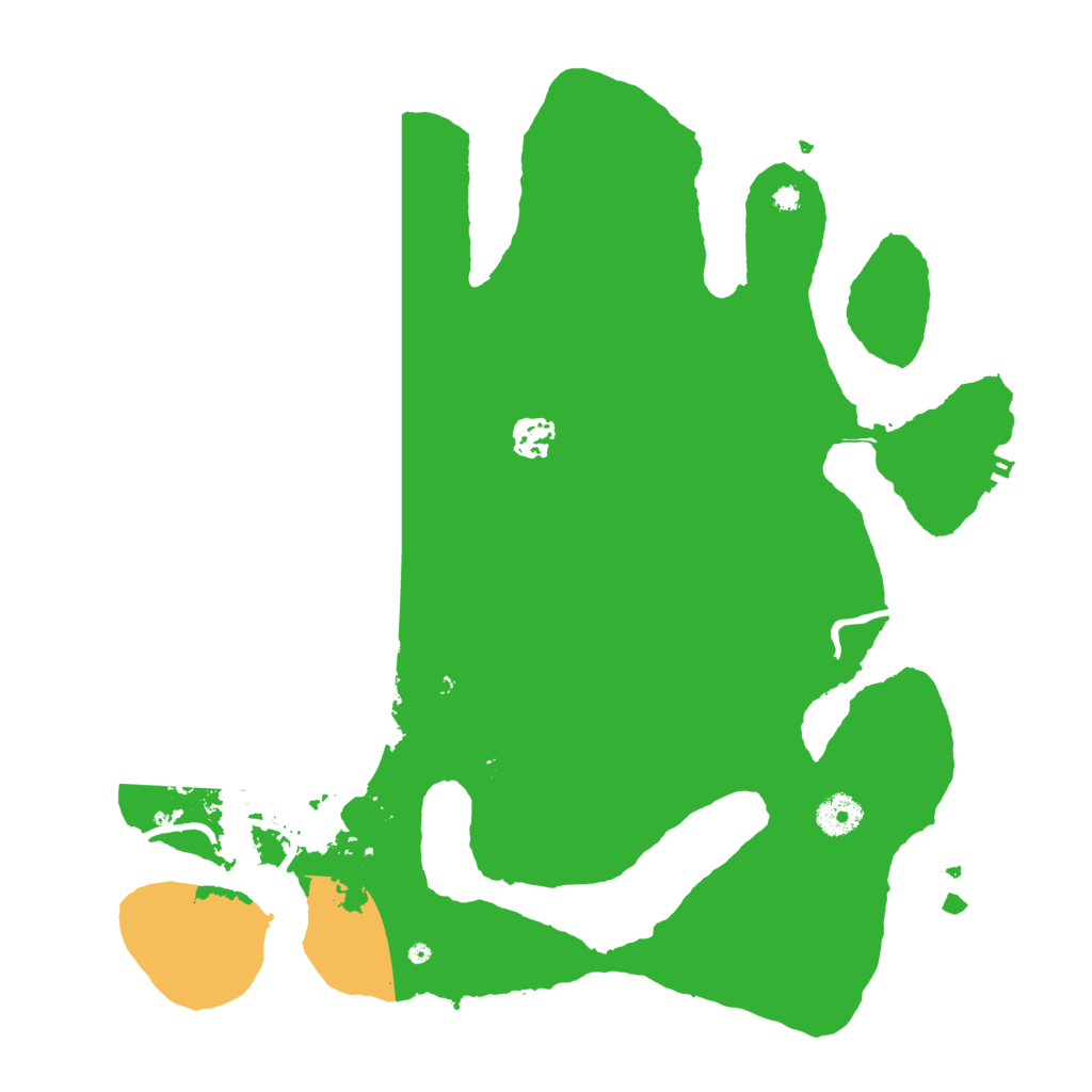 Biome Rust Map: Procedural Map, Size: 3800, Seed: 18