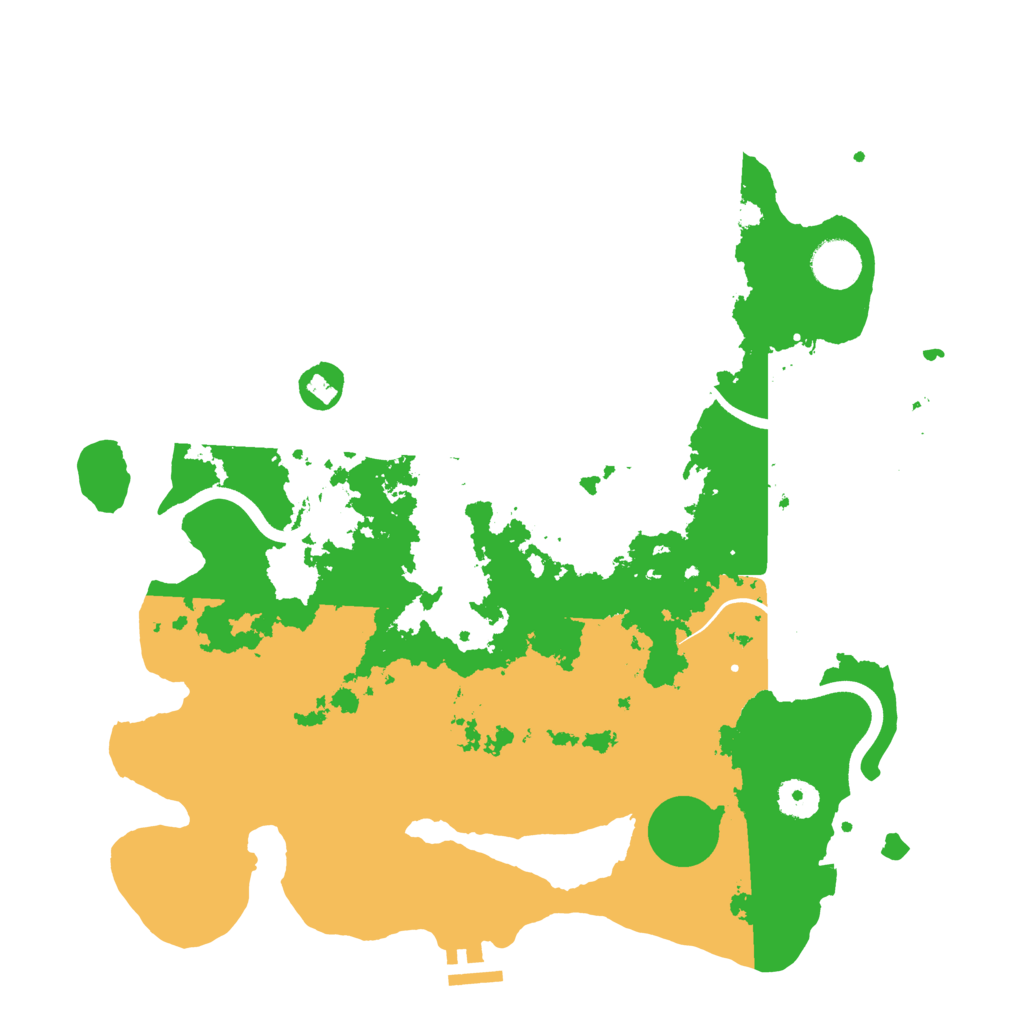 Biome Rust Map: Procedural Map, Size: 3800, Seed: 18