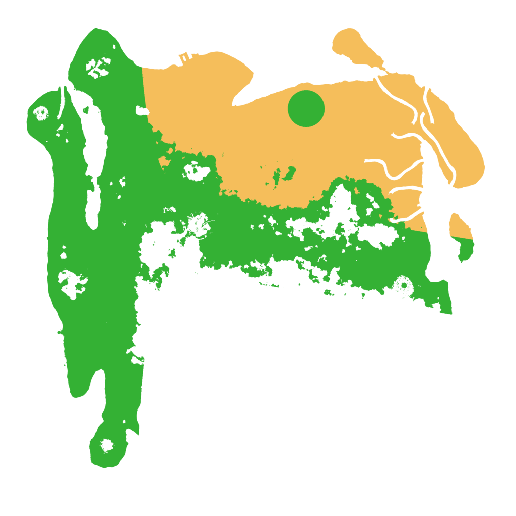 Biome Rust Map: Procedural Map, Size: 3700, Seed: 751363649